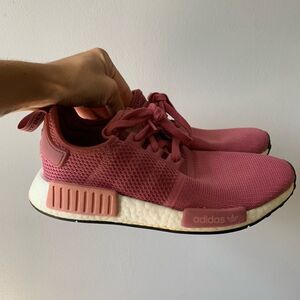 Adidas Boost NMDR1 Everyday Sneakers Magenta Pink White Size 7.5 8